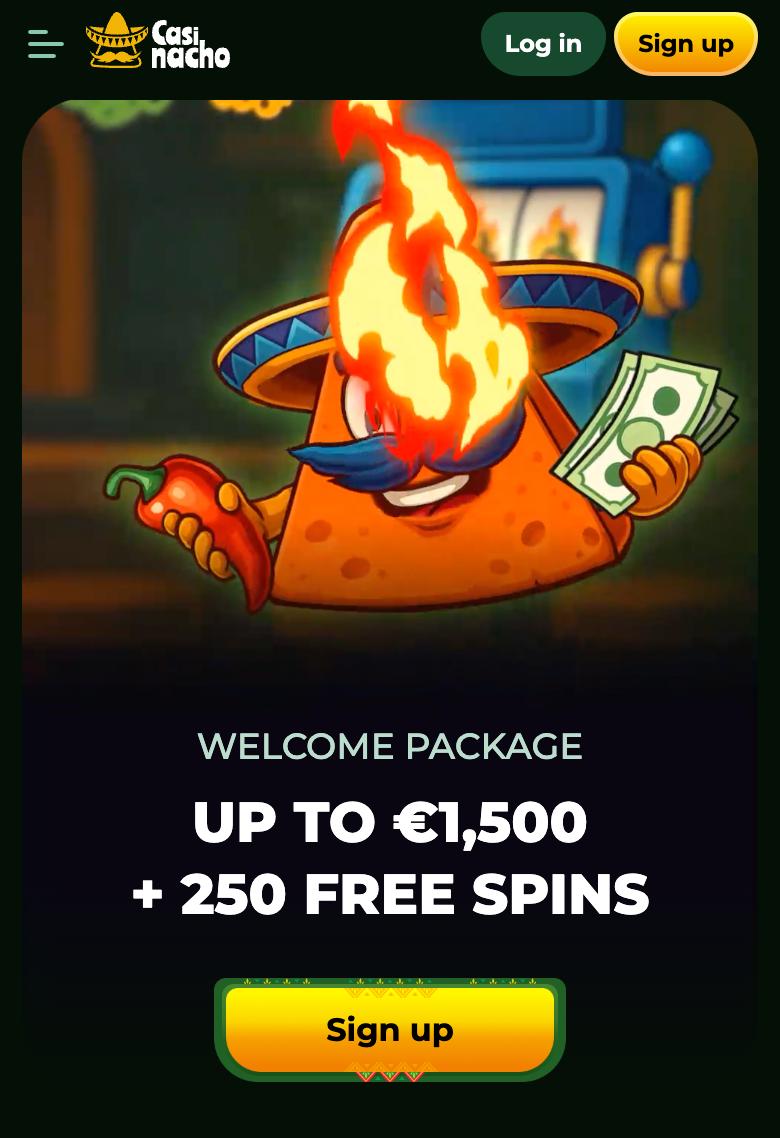 Funkční rozsah mobilní aplikace Casinacho Casino